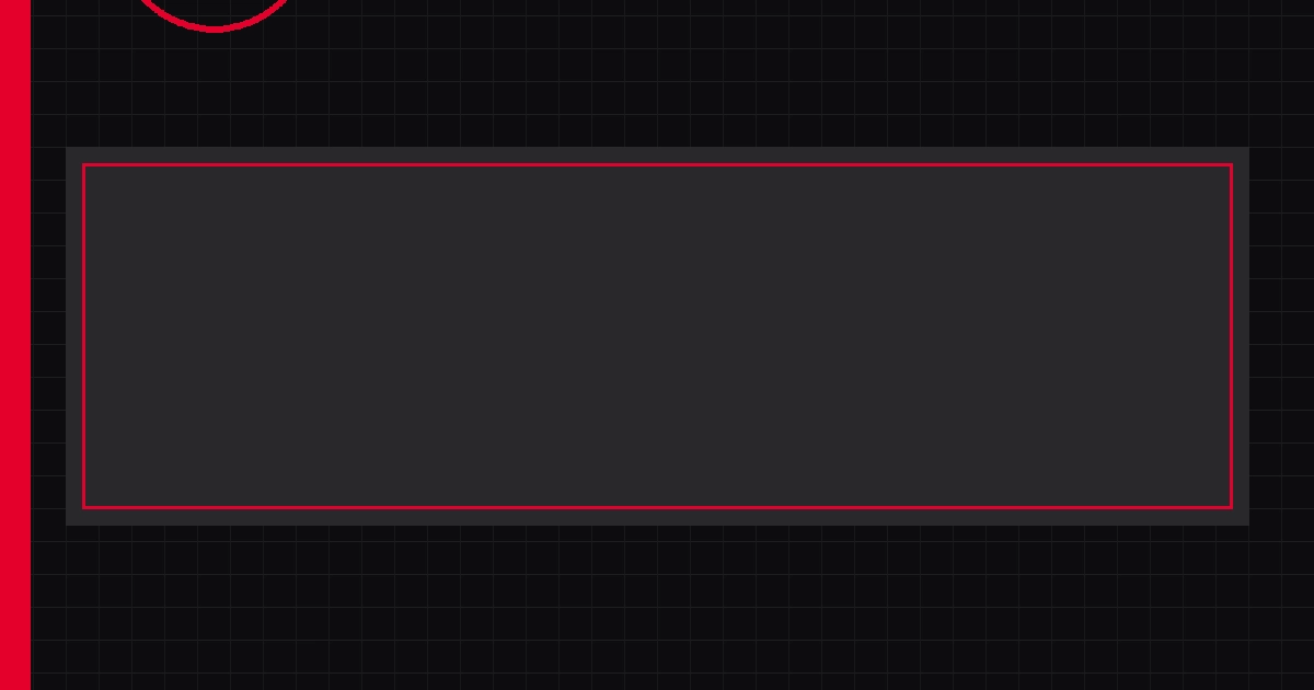 Black desk cover with red score motif for criticism comparison